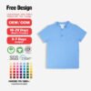 Clothing Manufacturer Custom 2-16 Years Short Sleeve Kids Tees Crew Neck Children Tops Cotton Basic Pocket T- Shirts for Boys