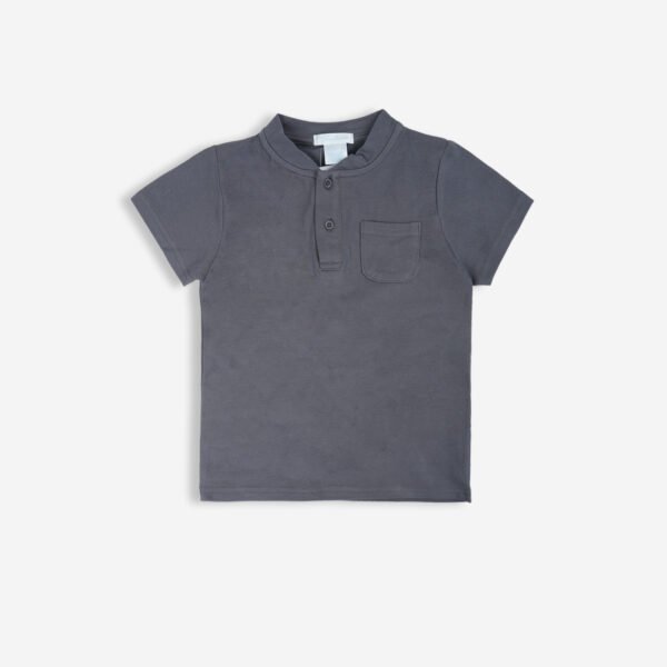 Clothing Manufacturer Custom 2-16 Years Short Sleeve Kids Tees Crew Neck Children Tops Cotton Basic Pocket T- Shirts for Boys